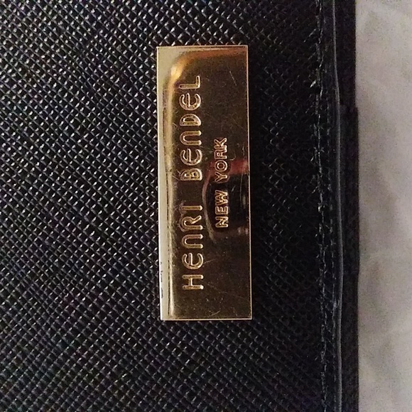 Henri Bendel Wallet, Card Holder and mini phone case in Black Leather - Picture 8 of 8